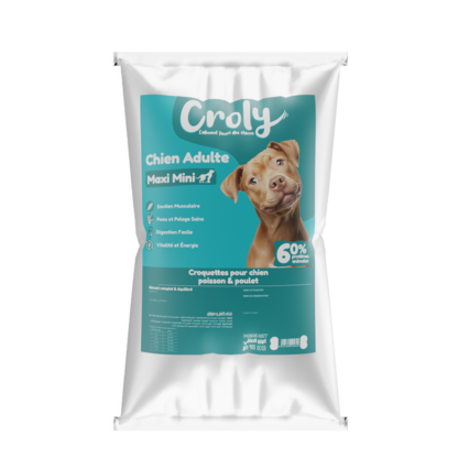 CROQUETTES CROLY POUR CHIENS ADULTES (MAXI & MINI) (18 Kg)