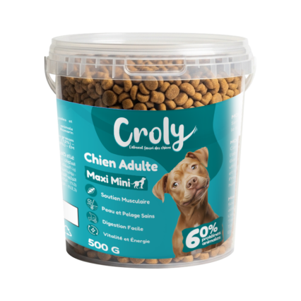 CROQUETTES CROLY POUR CHIENS ADULTES (MAXI & MINI) (500g)