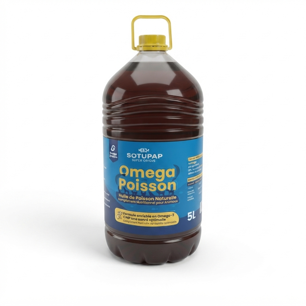 HUILE DE POISSON OMEGA POISSON POUR ANIMAUX 5L