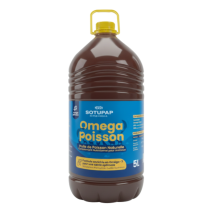 HUILE DE POISSON OMEGA POISSON POUR ANIMAUX 5L