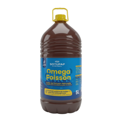 HUILE DE POISSON OMEGA POISSON POUR ANIMAUX 5L