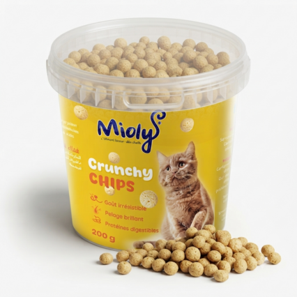 CROQUETTES CHIPS MIOLY POUR CHATS ADULTES (200g)