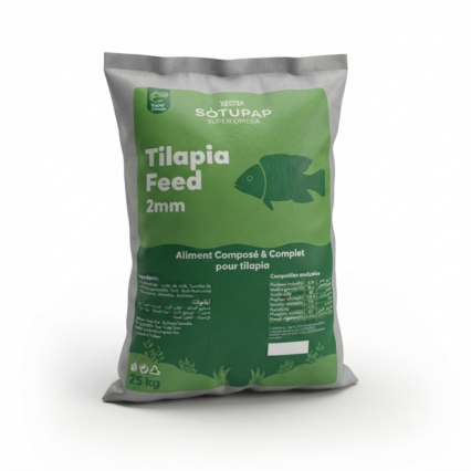 Aliment Tilapia : 2 mm - 25 Kg