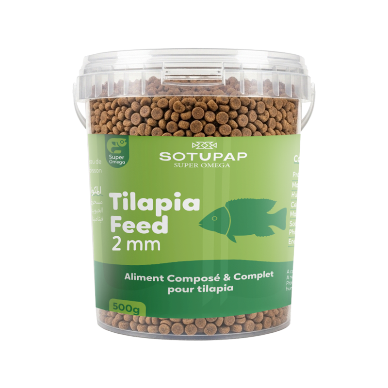 Aliment Tilapia : 2 mm - 500g