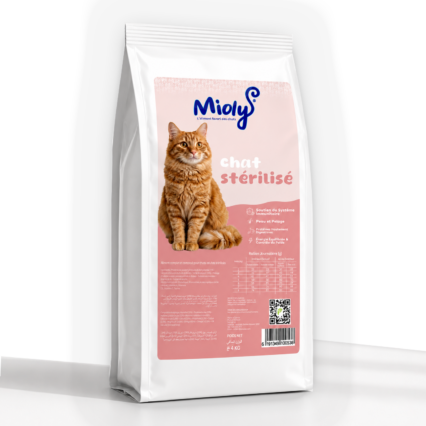 CROQUETTES MIOLY POUR CHATS ADULTES STÉRILISÉ (4 Kg)